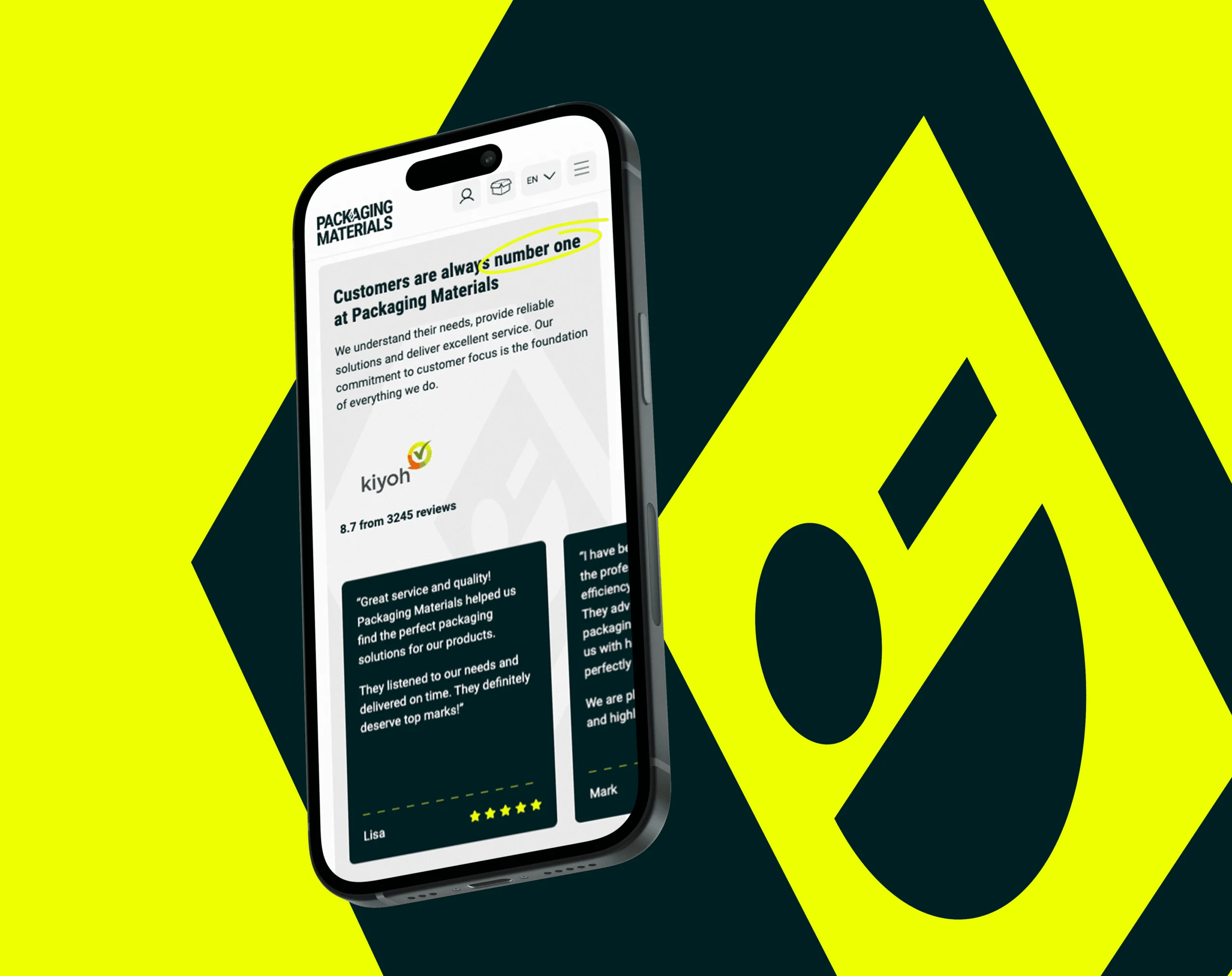 Packaging Materials Mockup